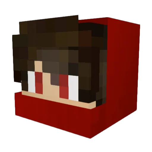 thugger797 Minecraft avatar head, 3D render