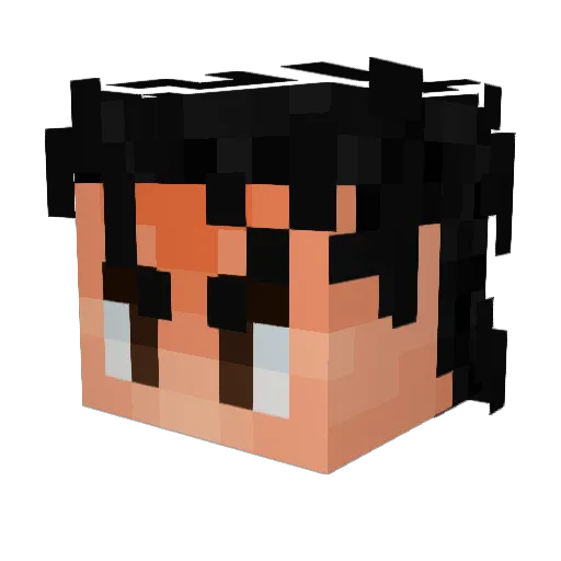 thugthug7777 Minecraft avatar head, 3D render