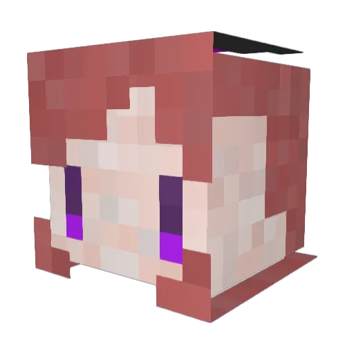thukasa08 Minecraft avatar head, 3D render