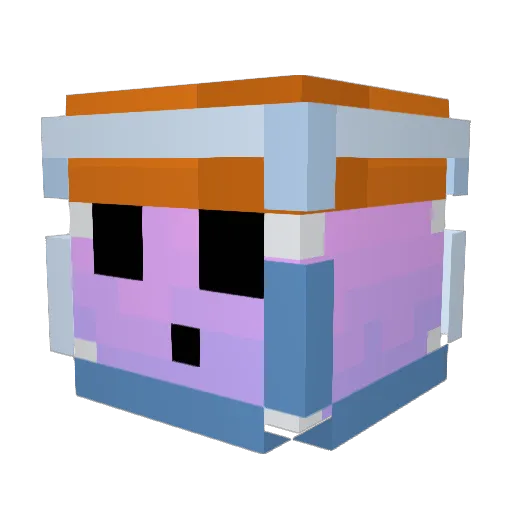 thumaas_ Minecraft avatar head, 3D render