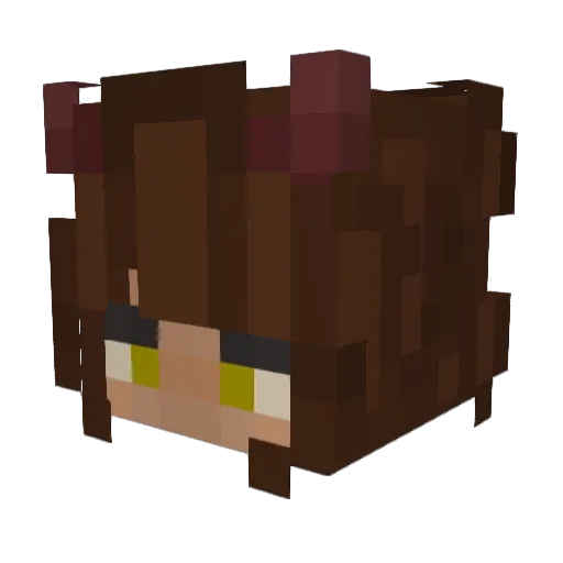 thumbelina908 Minecraft avatar head, 3D render