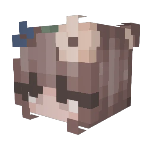 thumper0811 Minecraft avatar head, 3D render