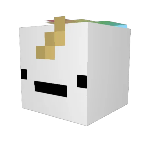 thund3rcooki3 Minecraft avatar head, 3D render