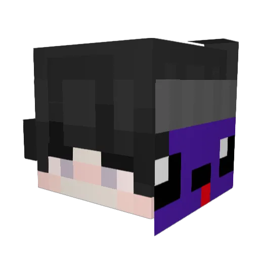 thunder_thrower Minecraft avatar head, 3D render