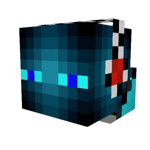thunderbolt118 Minecraft avatar head, 3D render