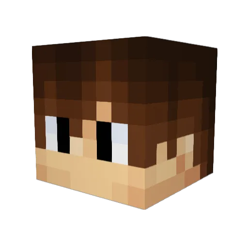 thunderboltz1102 Minecraft avatar head, 3D render