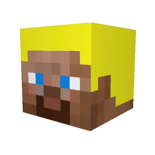 thunderdad5 Minecraft avatar head, 3D render