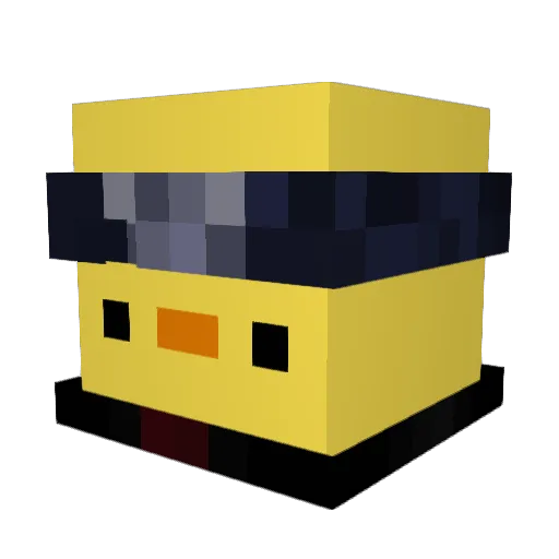 thunderduck3602 Minecraft avatar head, 3D render