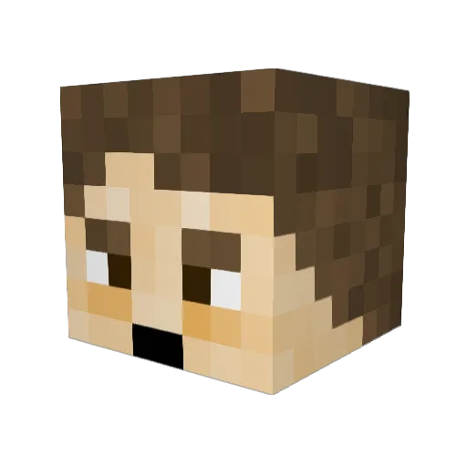 thunderousboi Minecraft avatar head, 3D render