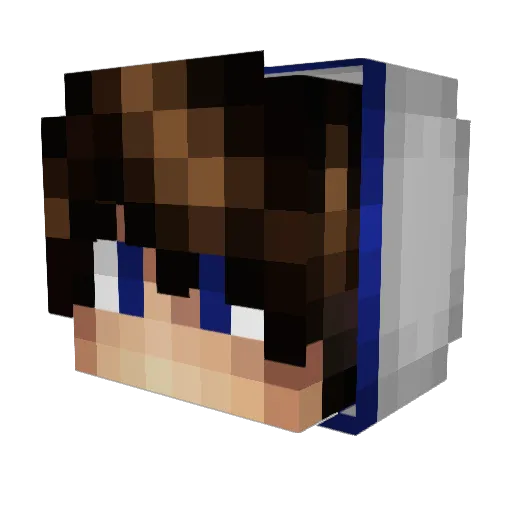 thunderpump123 Minecraft avatar head, 3D render