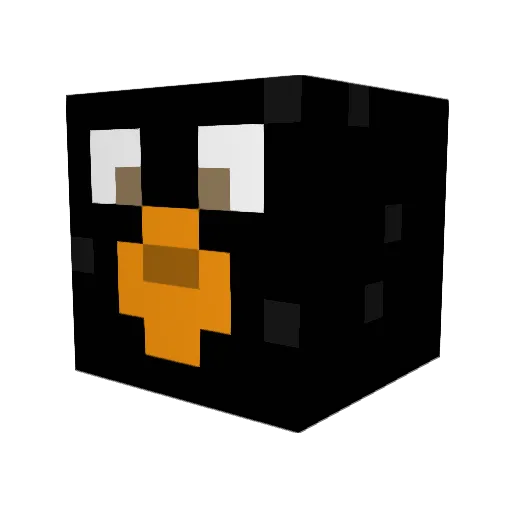 thunderthecat Minecraft avatar head, 3D render