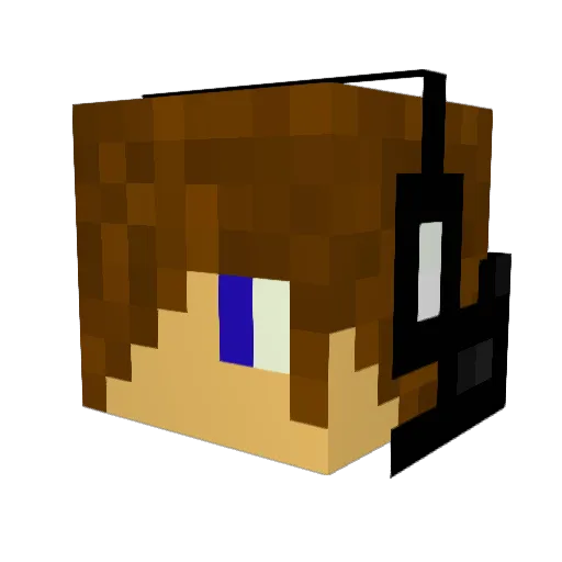 thunderwolf2105 Minecraft avatar head, 3D render