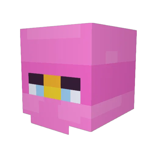 thurskiii Minecraft avatar head, 3D render