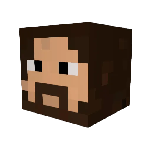 thurstoni Minecraft avatar head, 3D render