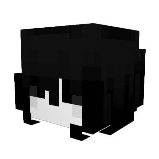 thwjk Minecraft avatar head, 3D render
