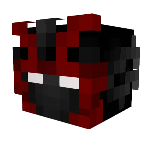 thwmy Minecraft avatar head, 3D render