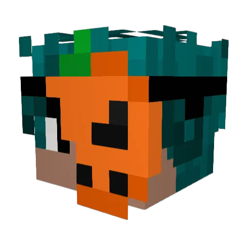 thxagoo Minecraft avatar head, 3D render