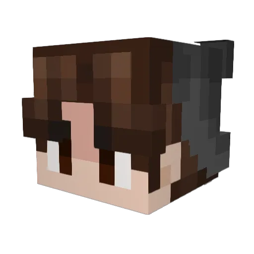 thxghz Minecraft avatar head, 3D render
