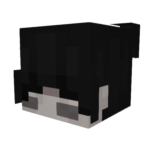 thxmz Minecraft avatar head, 3D render