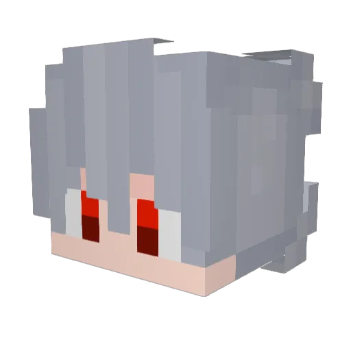 thxsevn Minecraft avatar head, 3D render