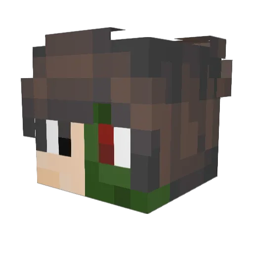 thynal Minecraft avatar head, 3D render