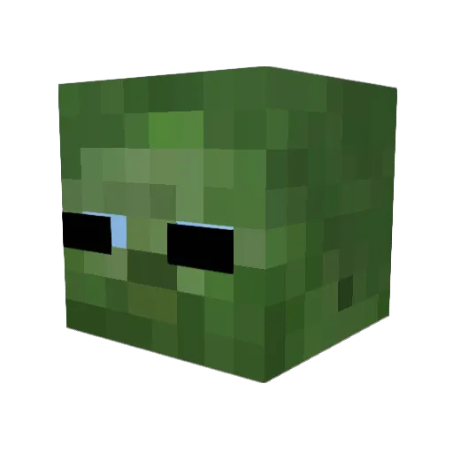 thysxp Minecraft avatar head, 3D render