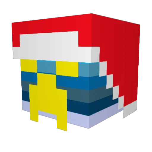 ti___mo Minecraft avatar head, 3D render