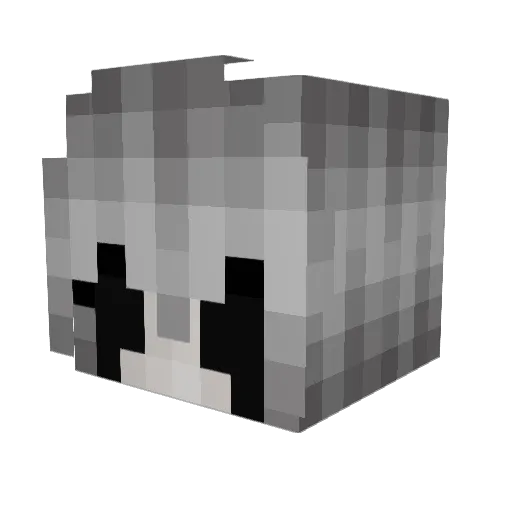 tiago157 Minecraft avatar head, 3D render