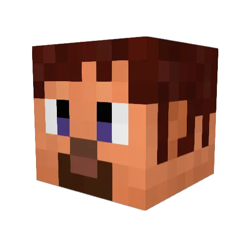 tiagobsilva Minecraft avatar head, 3D render