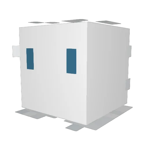 tiagosarmiento Minecraft avatar head, 3D render