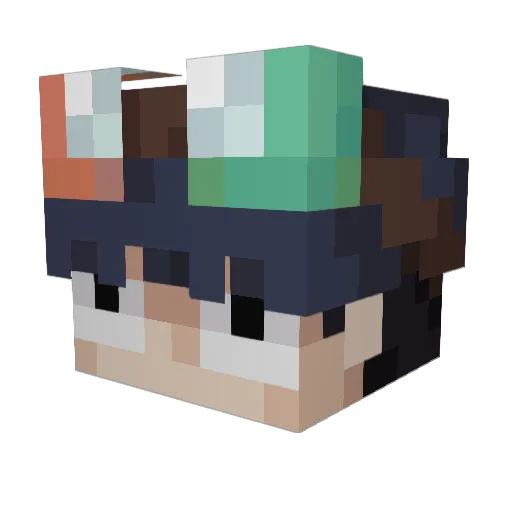 tiagu89 Minecraft avatar head, 3D render