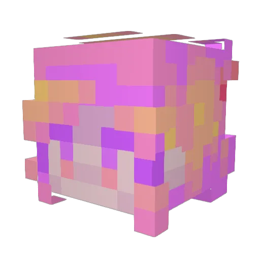 tiahashimoto Minecraft avatar head, 3D render