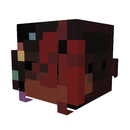 tiaisdumb Minecraft avatar head, 3D render