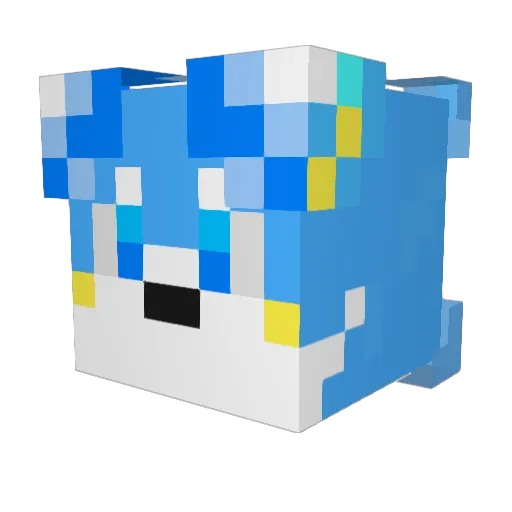 tianLUlang123 Minecraft avatar head, 3D render