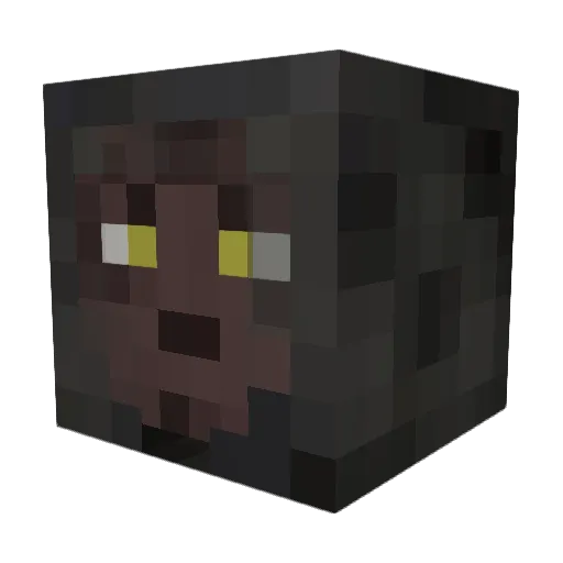 tibetanWolf Minecraft avatar head, 3D render