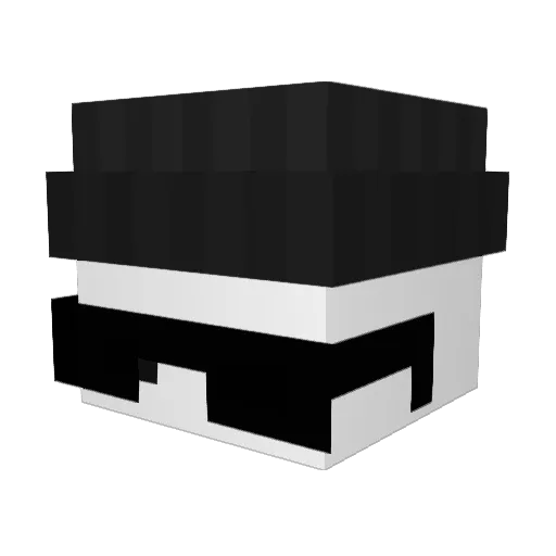 tibo17122 Minecraft avatar head, 3D render