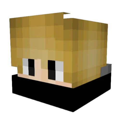 tibsy101 Minecraft avatar head, 3D render