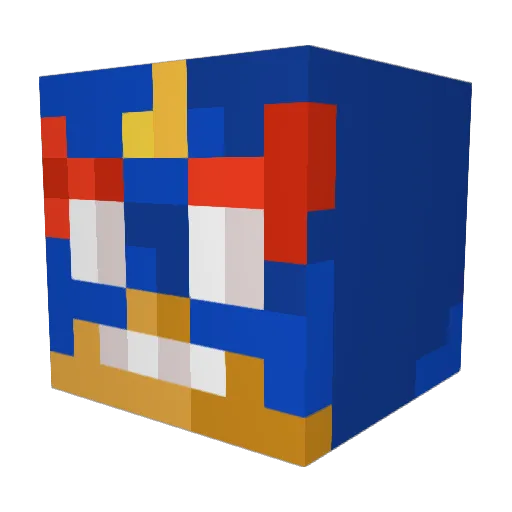 tibuuu_ Minecraft avatar head, 3D render