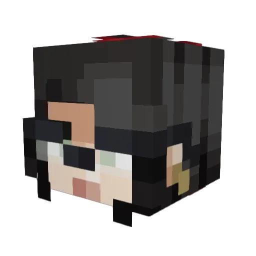 ticalingalira Minecraft avatar head, 3D render