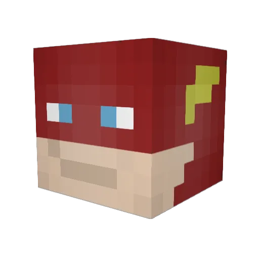 ticca98 Minecraft avatar head, 3D render