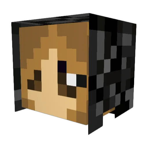 tida525 Minecraft avatar head, 3D render