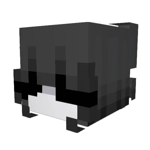 tiejam Minecraft avatar head, 3D render