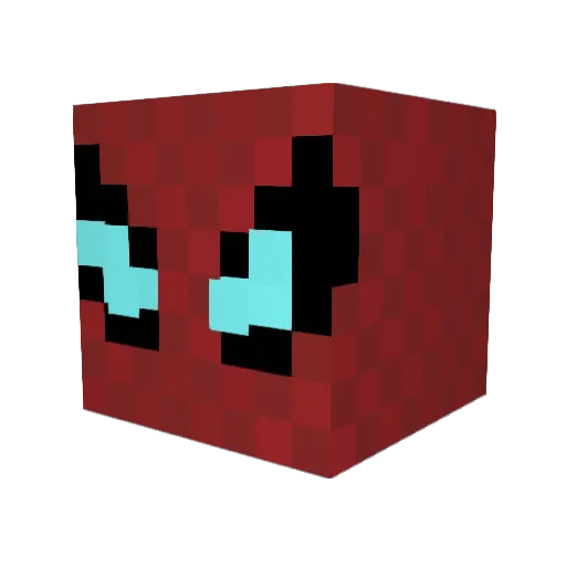 tielergg Minecraft avatar head, 3D render
