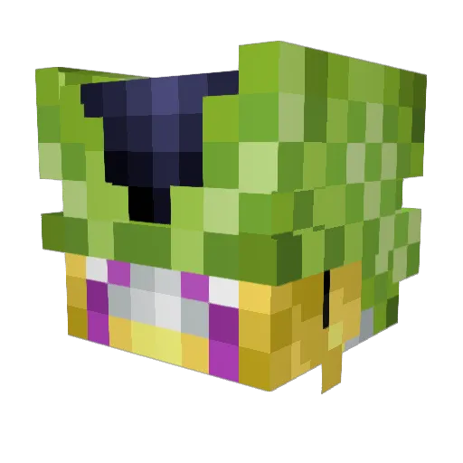 tietmelk Minecraft avatar head, 3D render