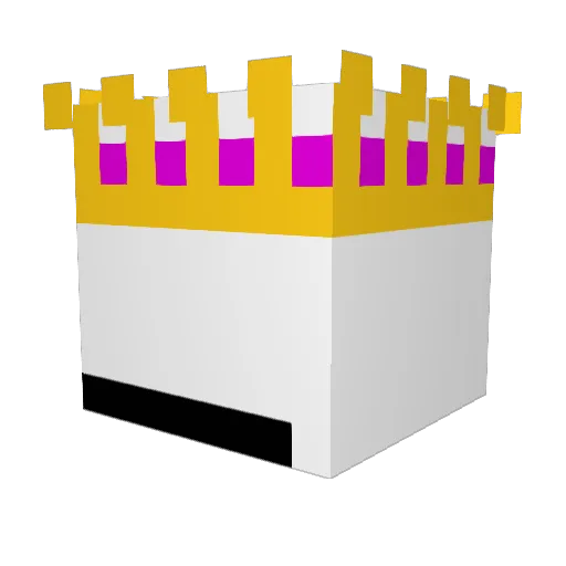 tietrader Minecraft avatar head, 3D render