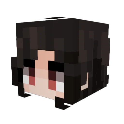 tifalings Minecraft avatar head, 3D render