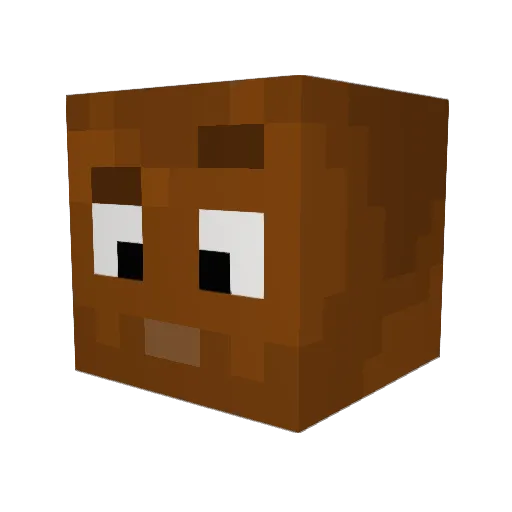 tifion Minecraft avatar head, 3D render