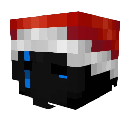tifl Minecraft avatar head, 3D render