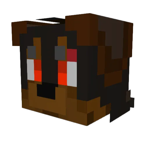 tiger_g Minecraft avatar head, 3D render
