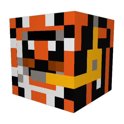 tigerdragon22 Minecraft avatar head, 3D render